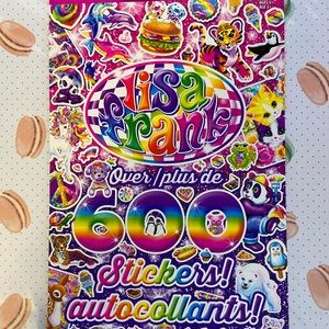 Lisa Frank Vintage Sticker Decal Scrapbook 600 +